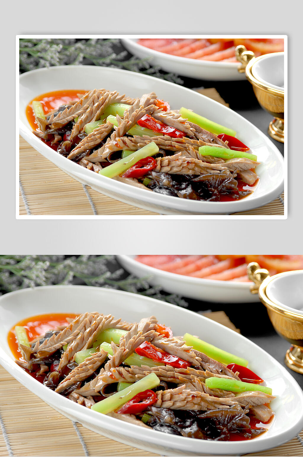 泡椒腰花美食图片素材