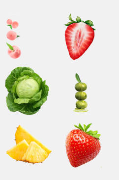 美味蔬果水果免抠元素