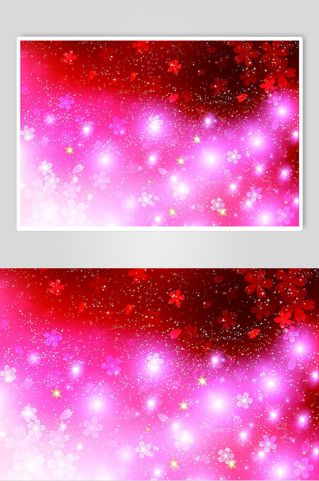 星星点点樱花背景素材素材