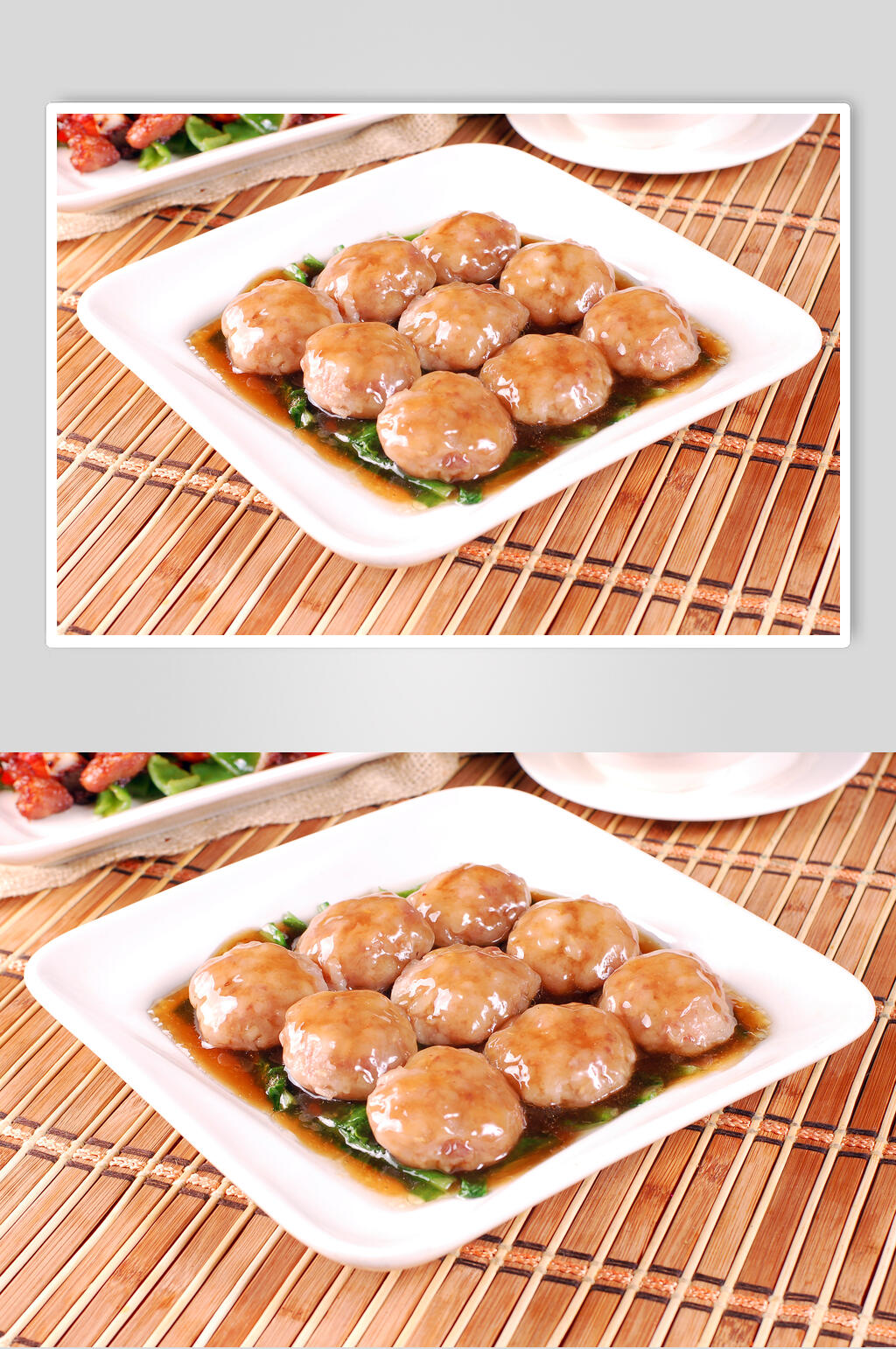 如意肉香丸美食高清图片素材