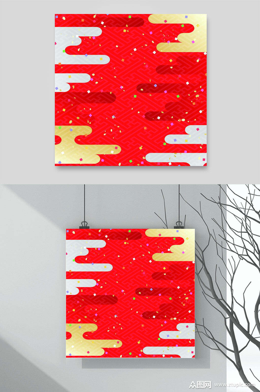 日式和风元素矢量素材