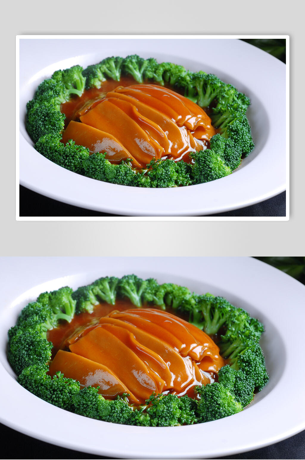 极品鲍汁鸡腿菇美食高清图片素材