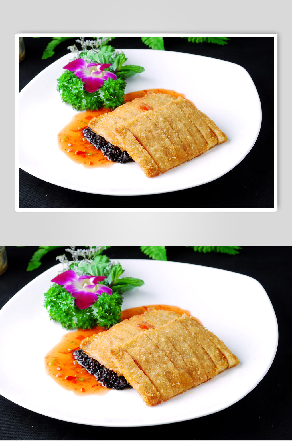 热菜至尊肉排美食高清图片素材