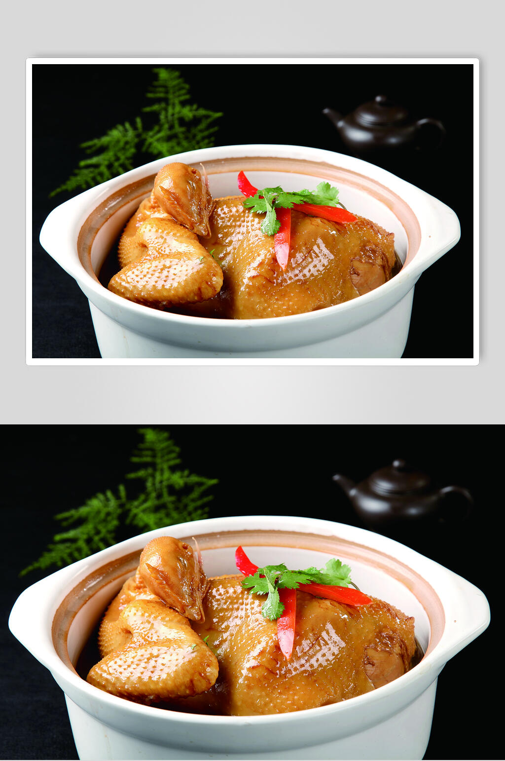 外婆干锅鸡美食高清图片素材