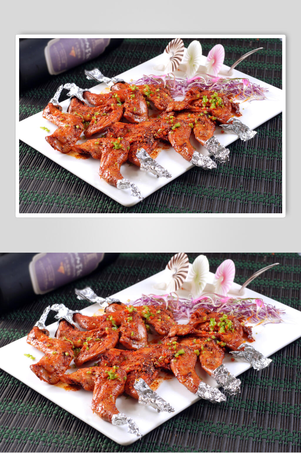 玫香兔腿美食高清图片素材