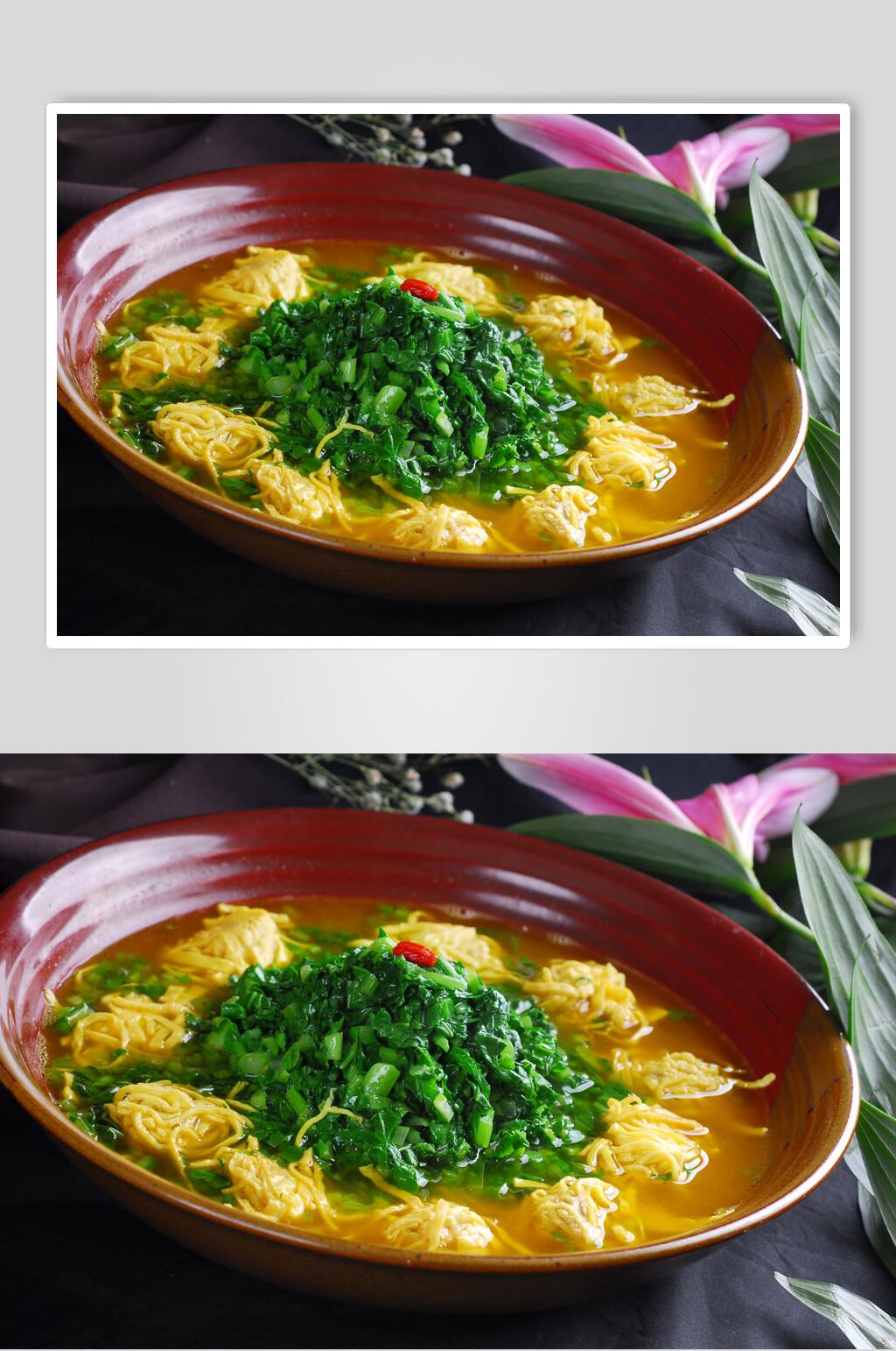 热菜绣球青山美食图片素材