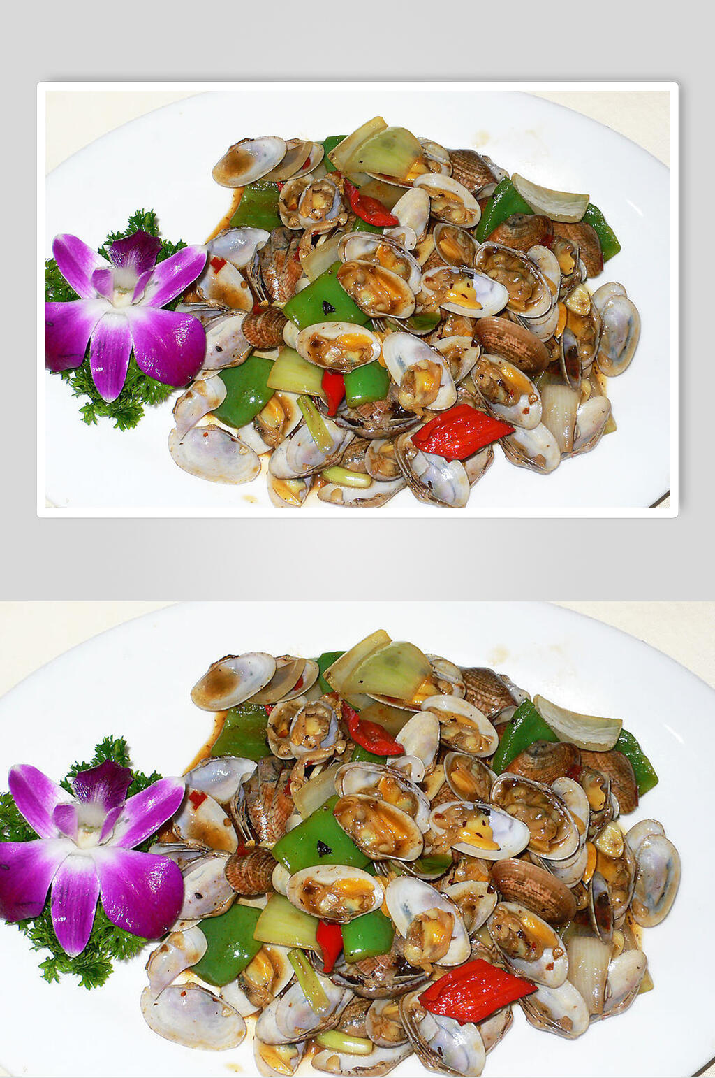 招牌姜葱花甲美食图片素材