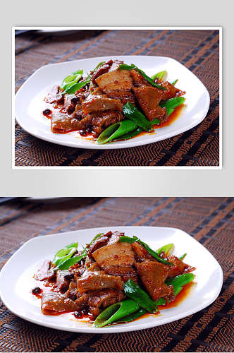 苕皮回锅肉食品图片
