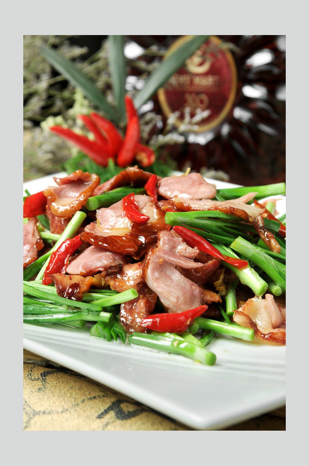 韭香茶鸭美食高清图片素材