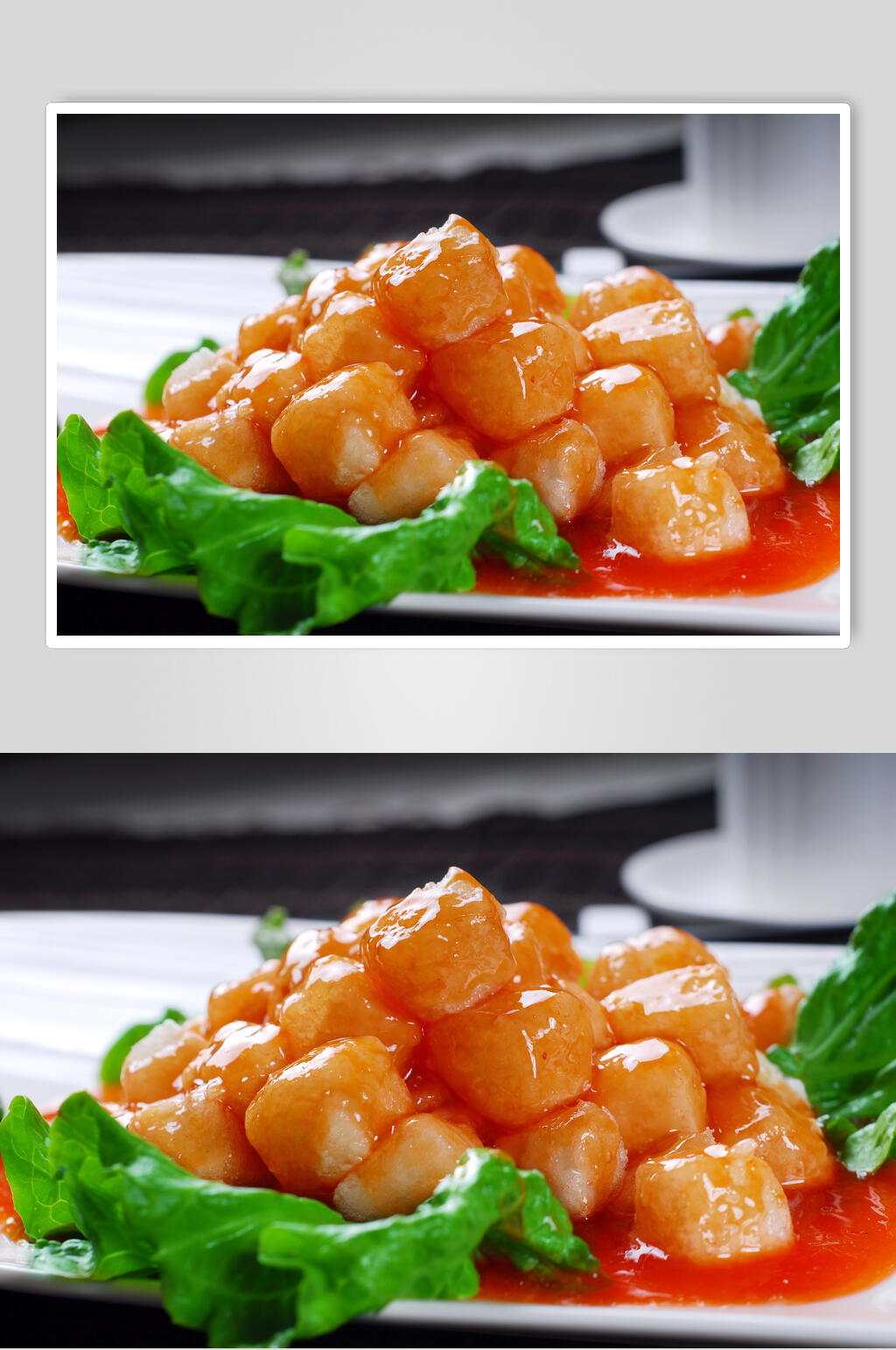 怀旧糖醋脆皮豆腐美食图片素材