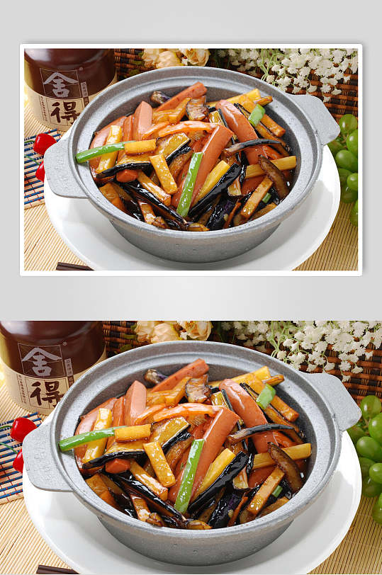 三鲜煲美食图片