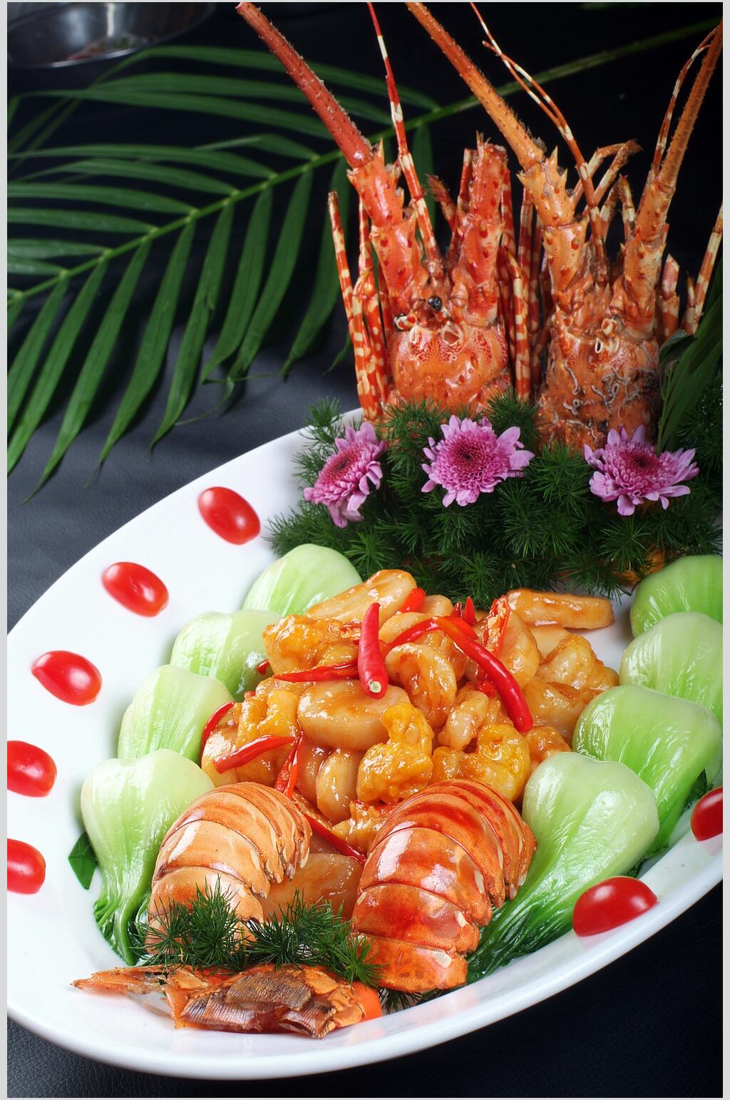 热菜大奇味龙虾美食图片素材