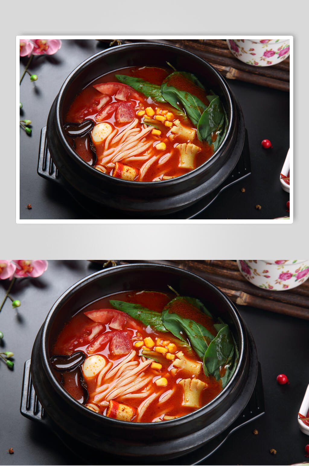 招牌新鲜砂锅米线餐饮食物图片素材