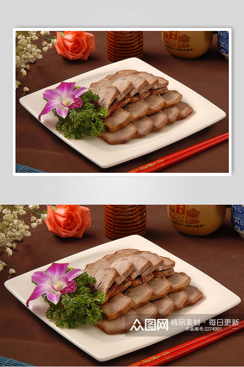 鲁味猪俐美食图片素材