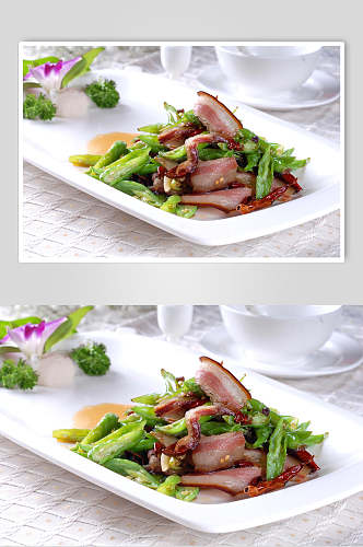 青椒炒酱肉食品图片