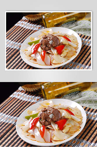 洋葱片炒肉食品图片