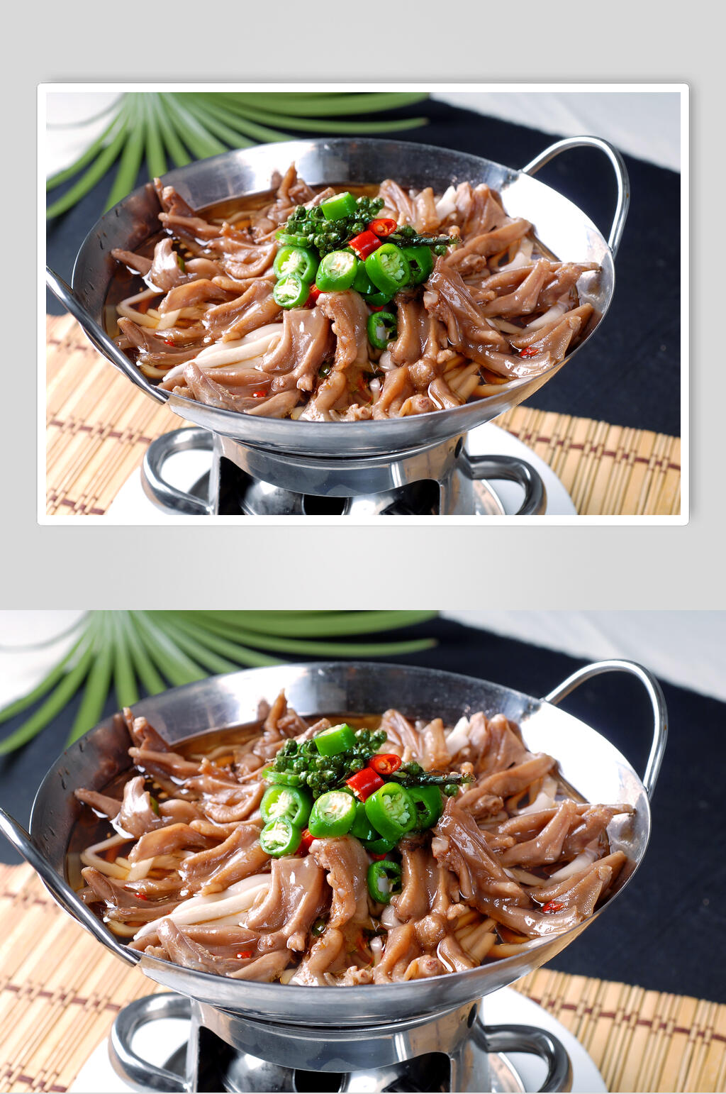 青椒鸭掌美食摄影图片素材