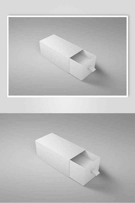 简洁别致商务小盒子包装样机