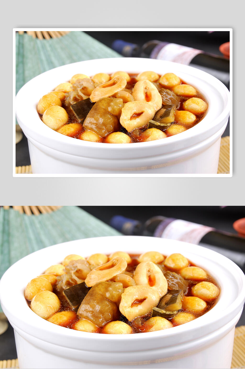 御膳四宝食品高清图片素材