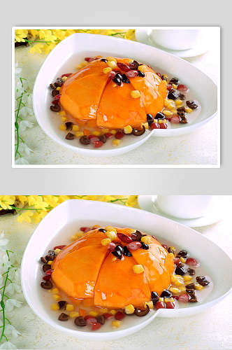 热菜珍珠美南瓜美食图片