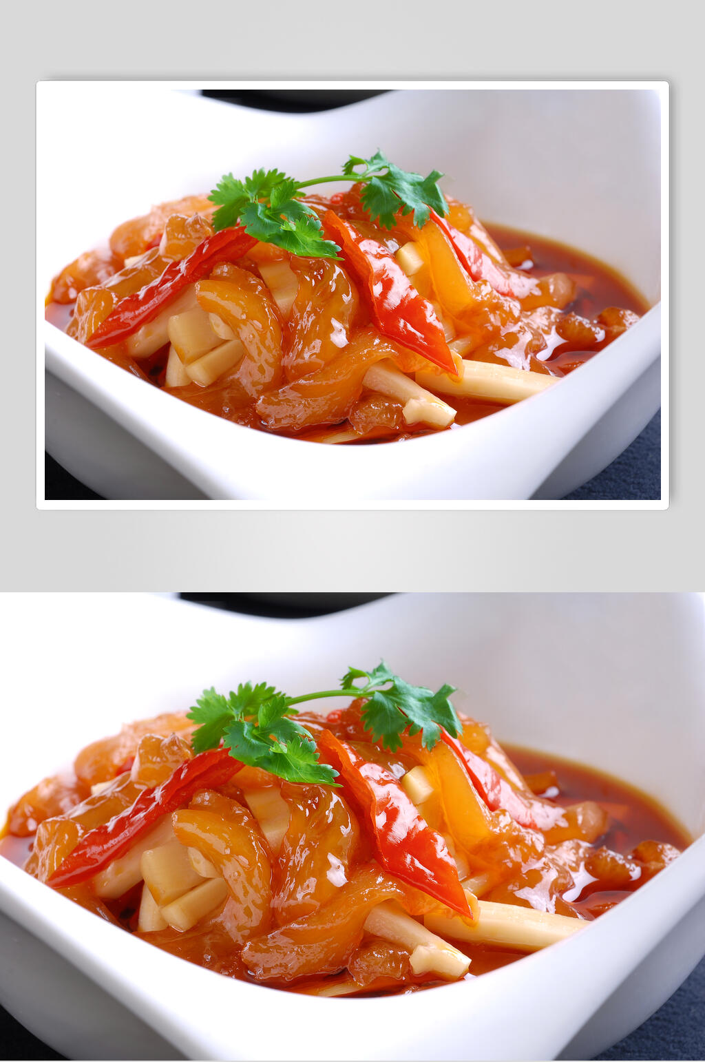 桶笋烧驴筋美食图片素材