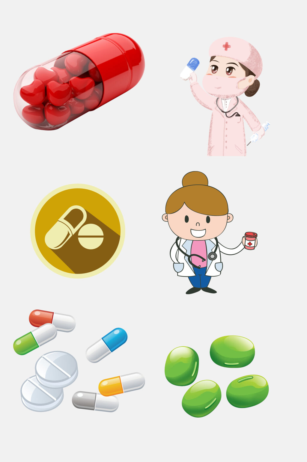 药医疗保健胶囊素材素材