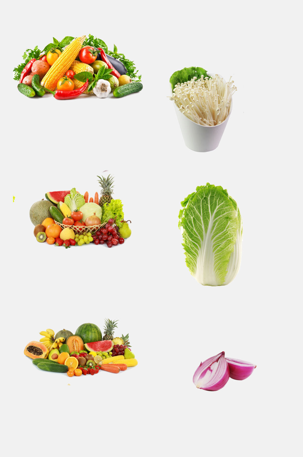 时尚创意手绘瓜果蔬菜素材素材