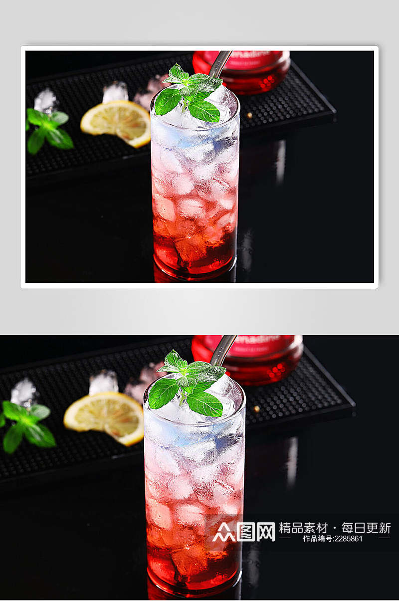 冰镇清凉果汁饮品拍摄图高清图片素材