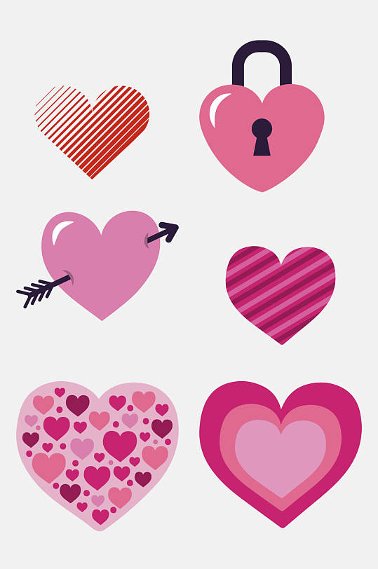 免抠心心图片-免抠心心素材下载-众图网