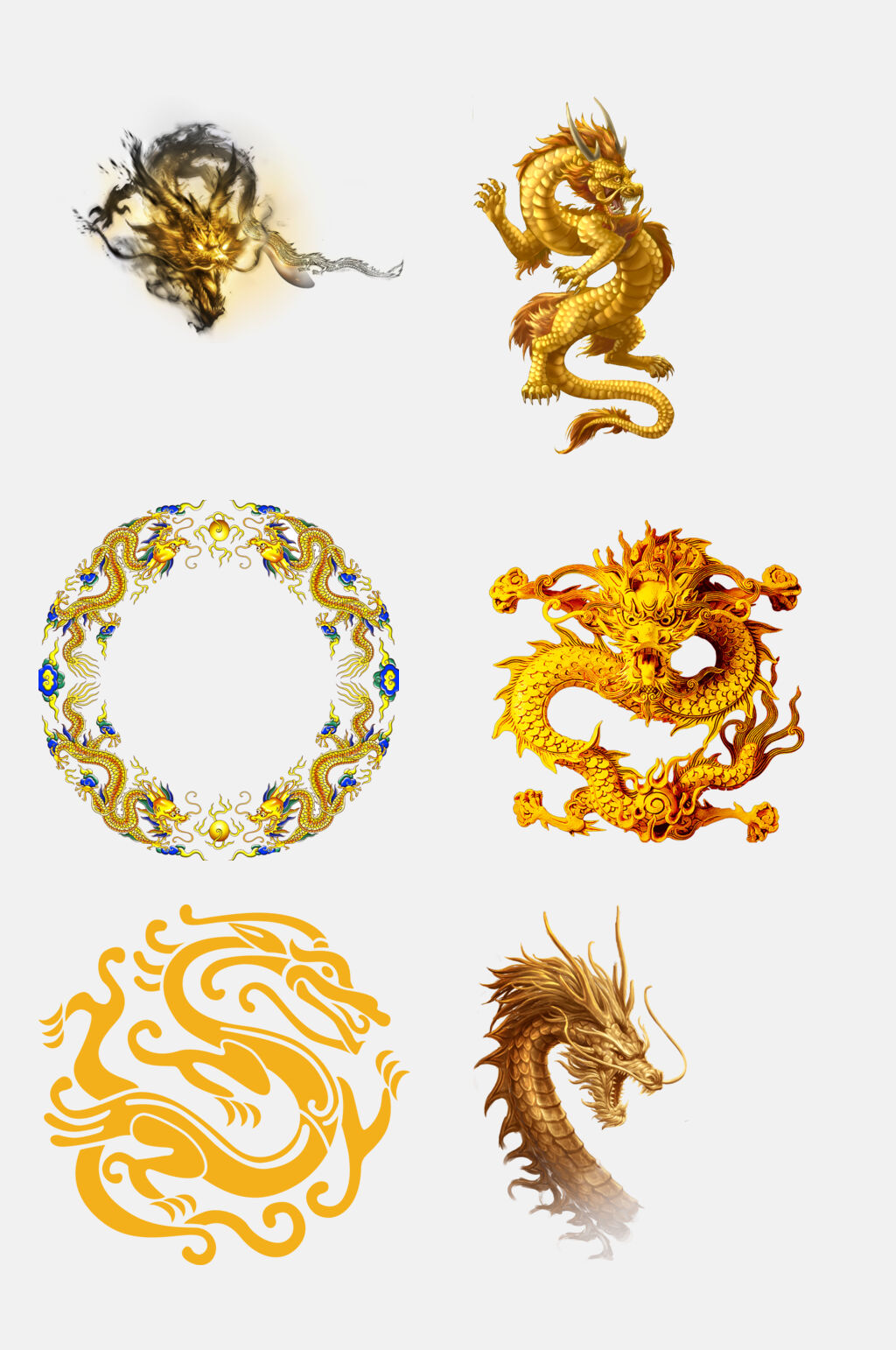中国风龙纹素材素材