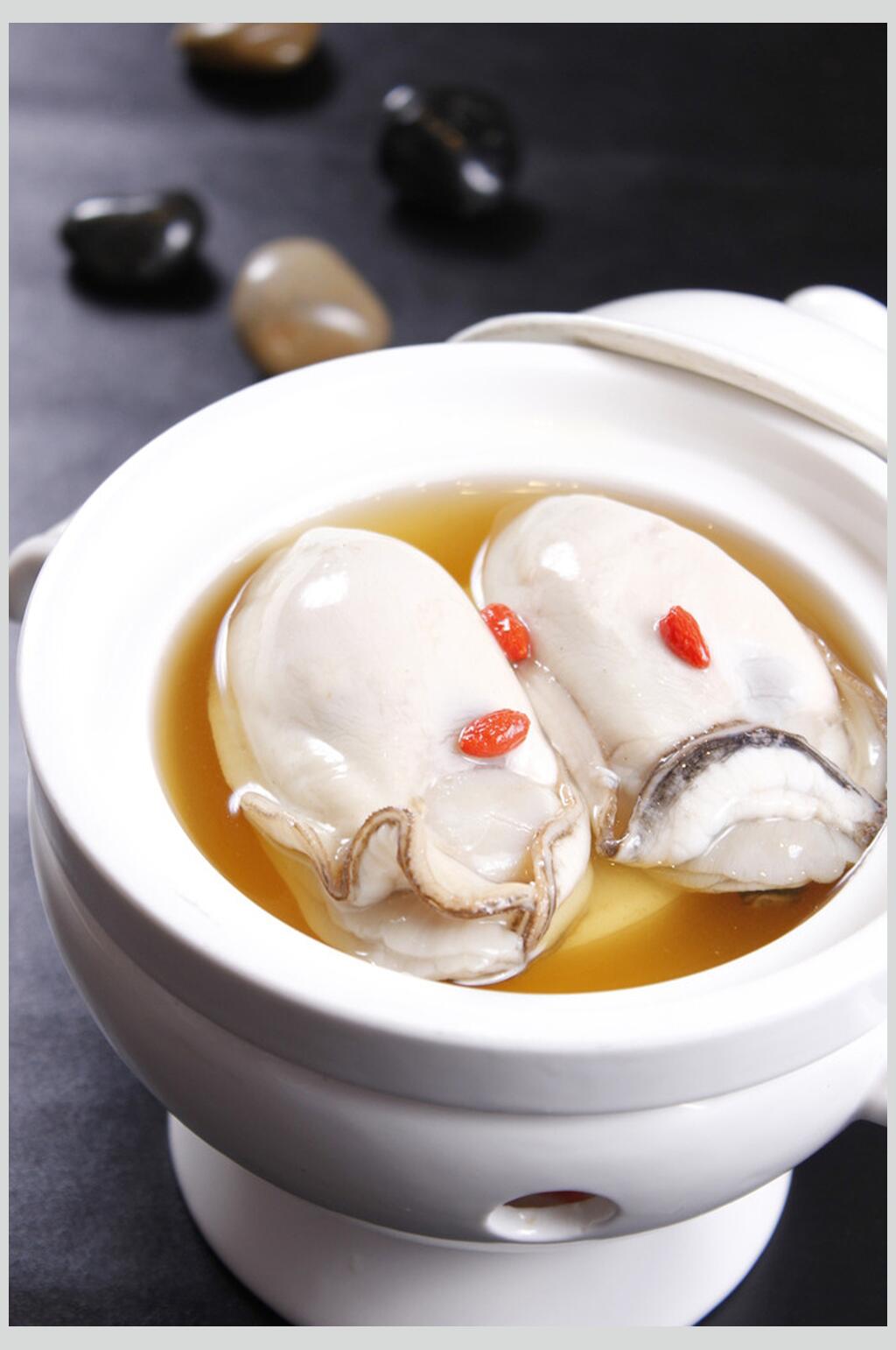 清汤大牡蛎食物图片素材