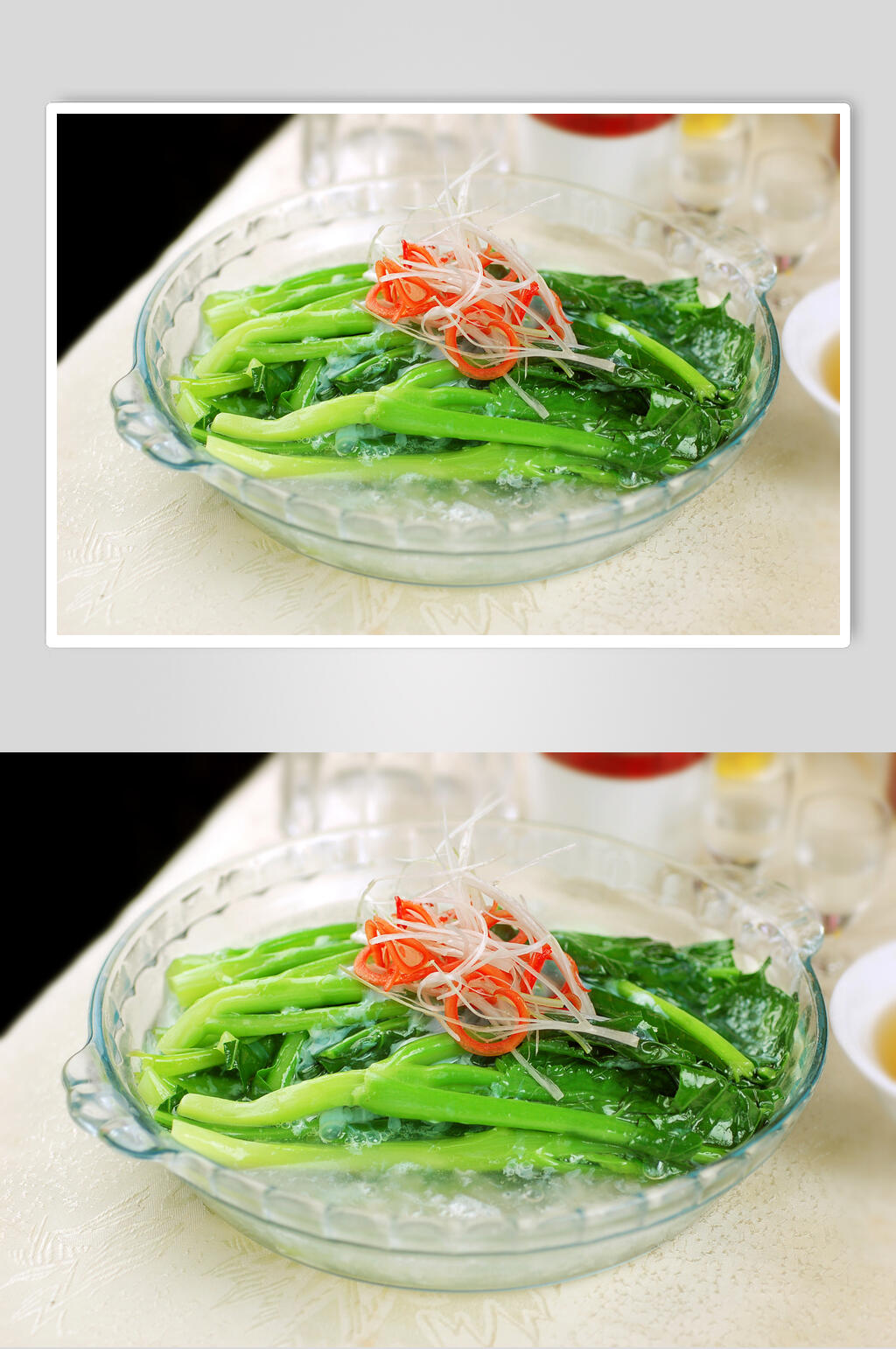 素飘雪芥兰食物图片素材