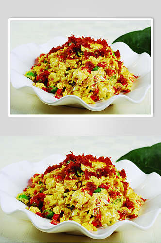 泰椒瑶柱炒鸡蛋食品图片