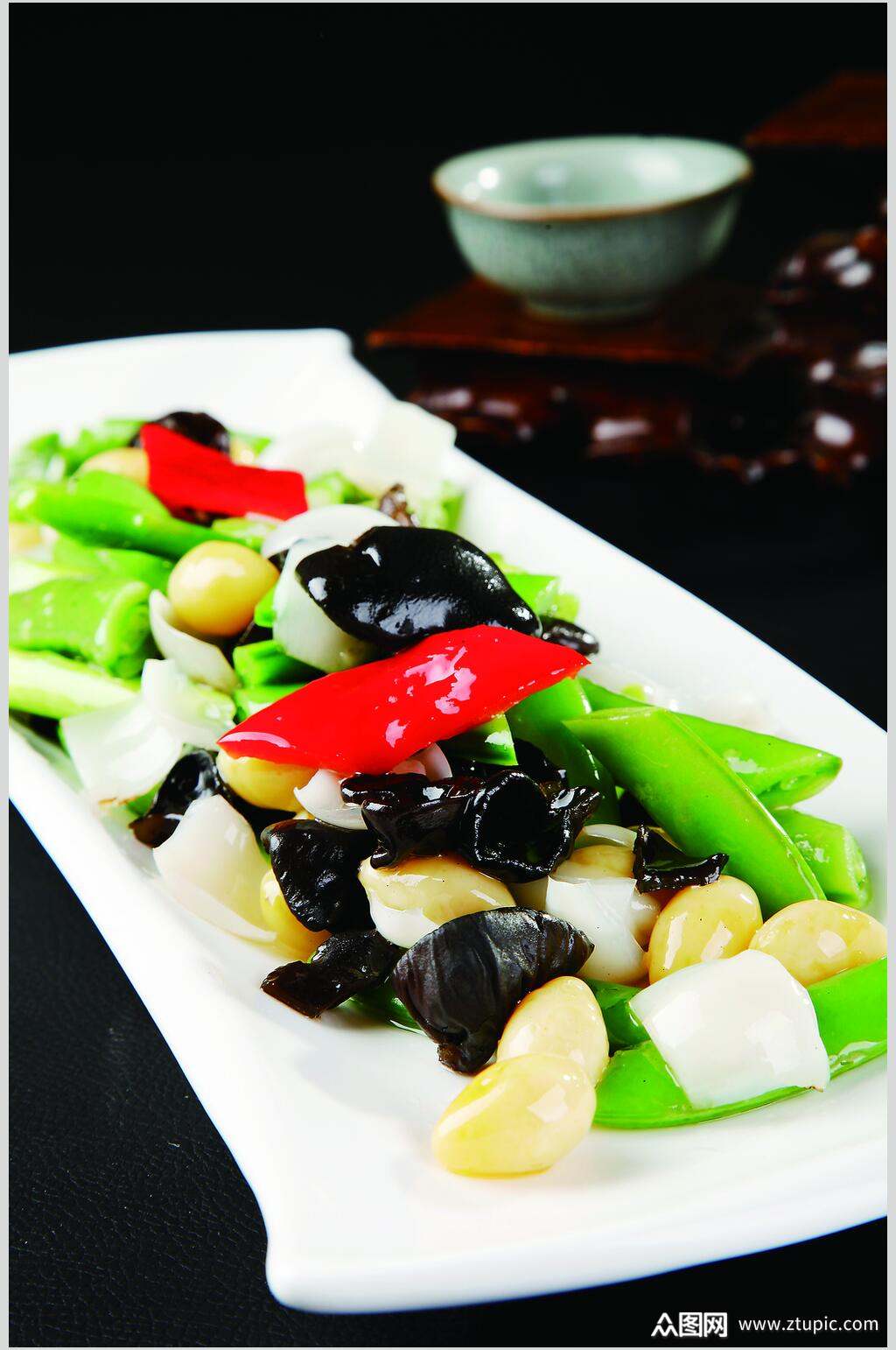 飘香美味田园小炒皇餐饮图片素材