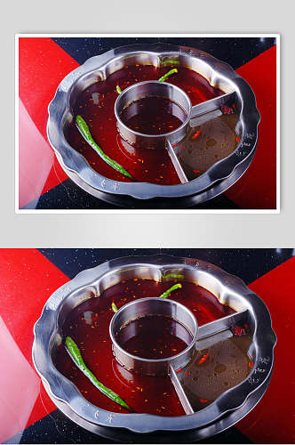 红油锅底食品图片