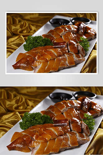 特色美食烤鸭卤鸭食品图片