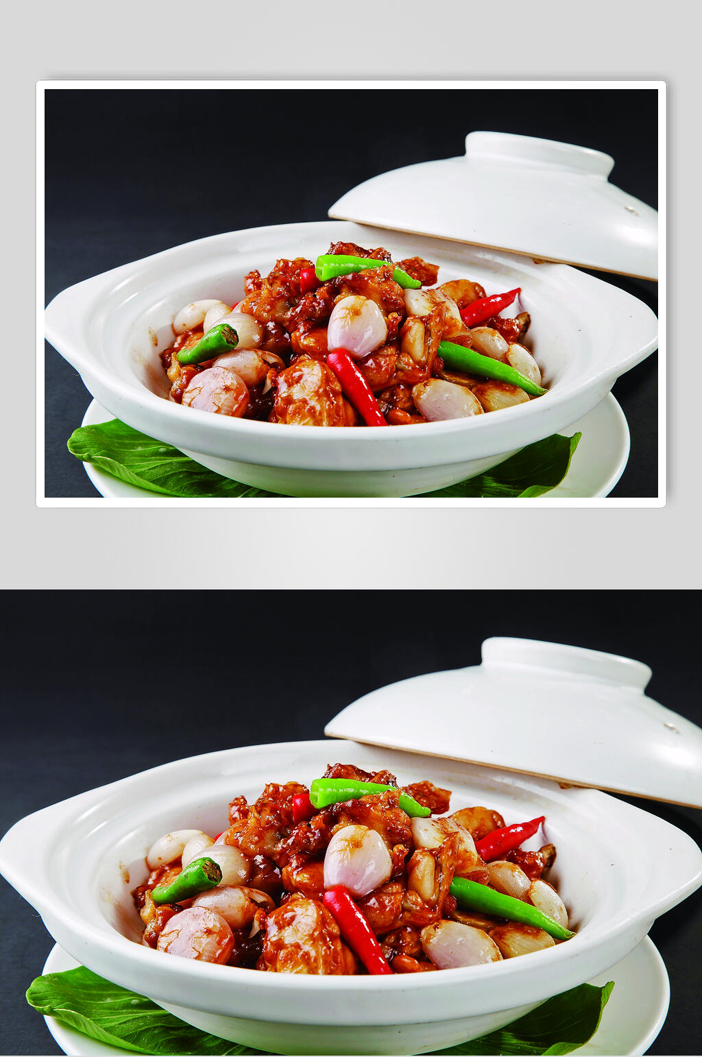 招牌生煮牛蛙食物高清图片素材