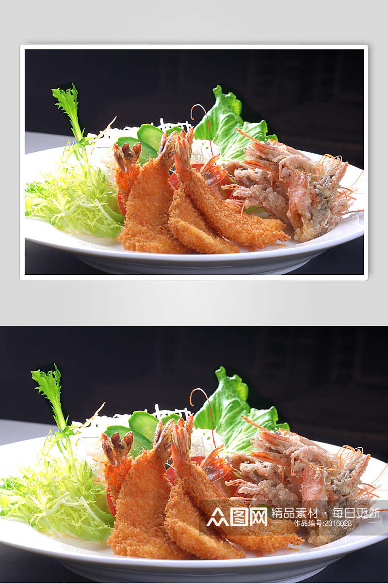 吉利大虾食品高清图片素材