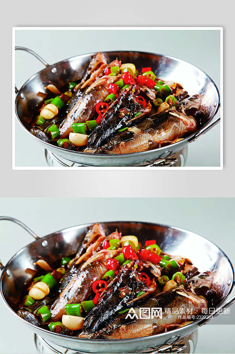 干锅黄骨鱼食物图片素材
