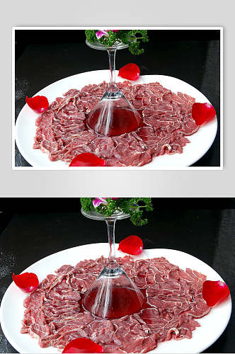 法国骑士拉图浸牛輾肉餐饮图片