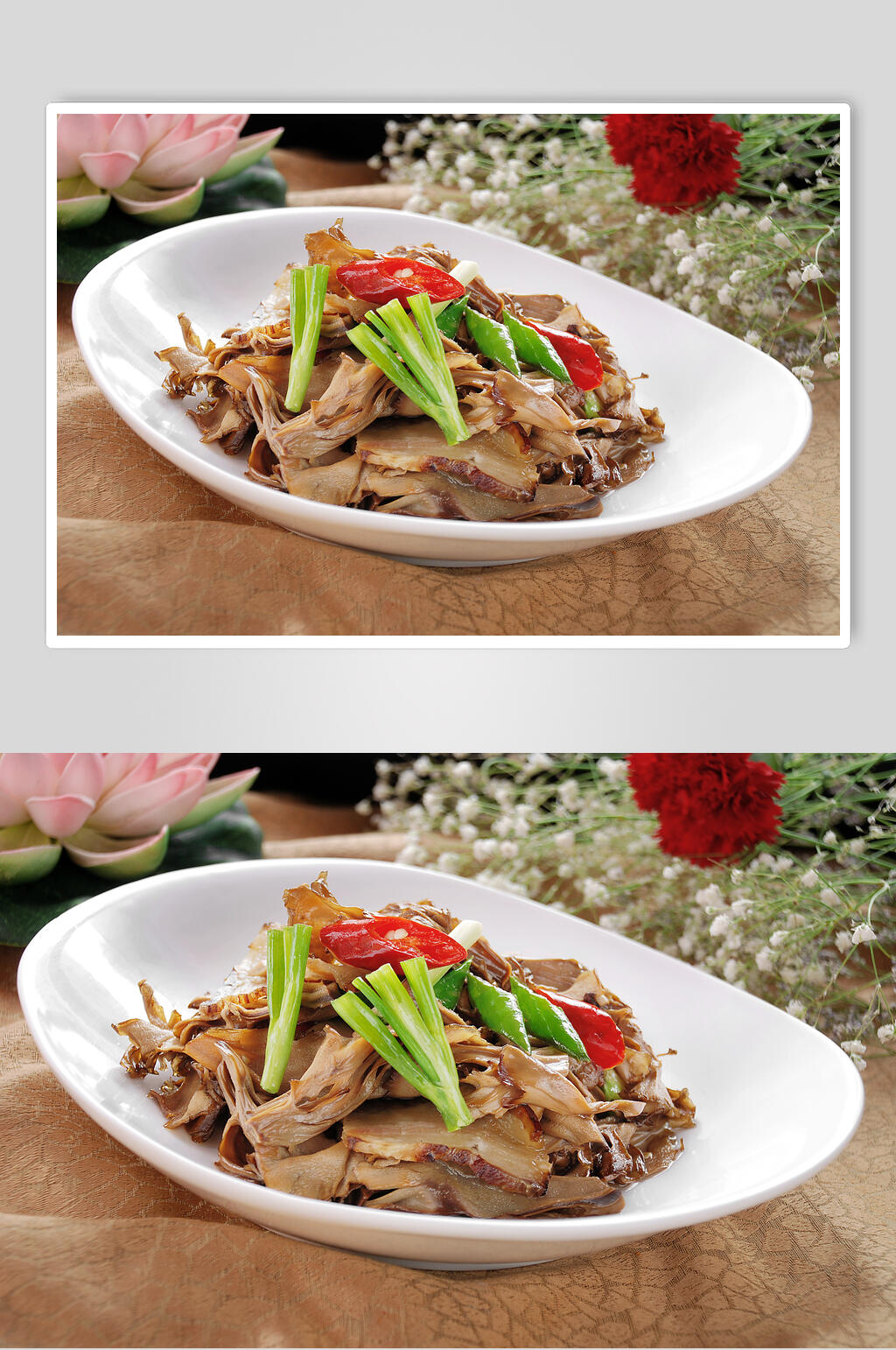 风吹肉干巴菌食物图片素材