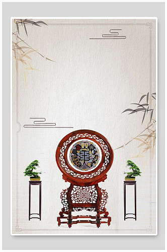 中国风刺绣背景素材