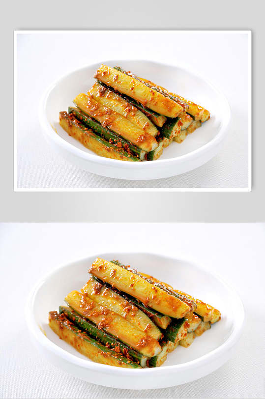 招牌小吃黄瓜泡菜食物高清图片