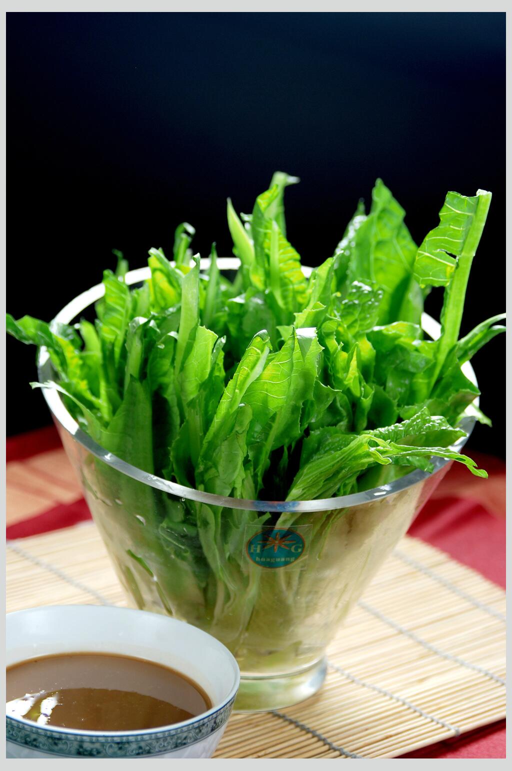 麻酱油麦菜高清图片素材