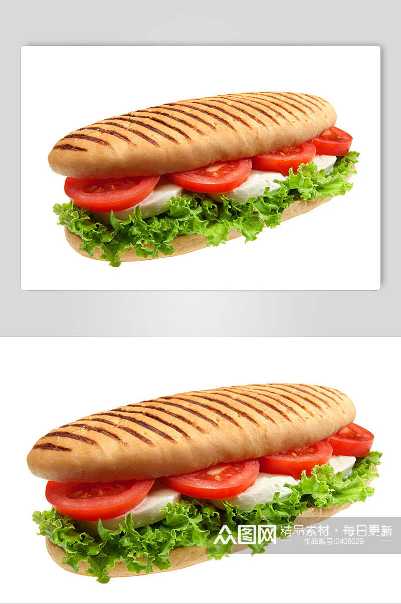 面食汉堡食品图片素材