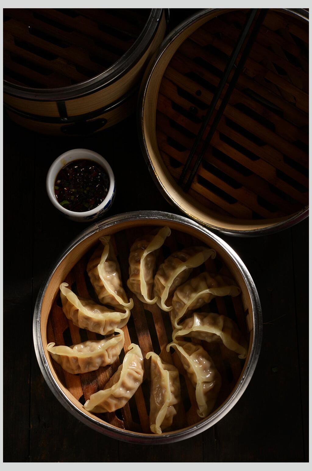 蒸饺食品高清图片素材