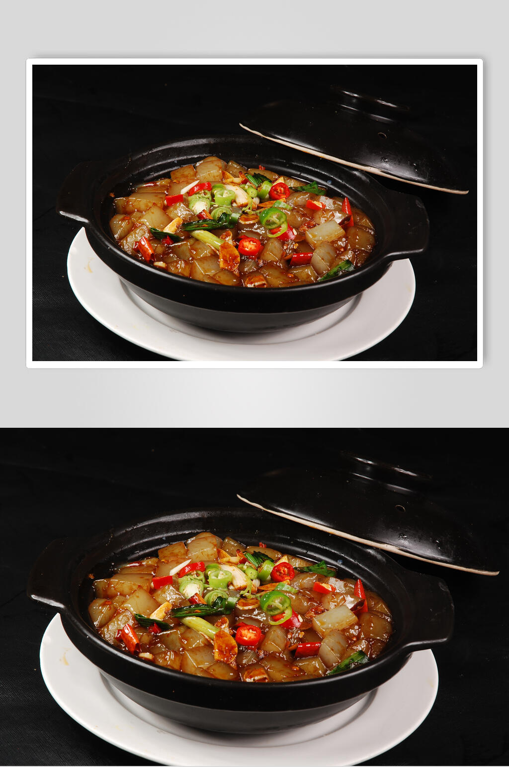 砂锅油粉食品图片素材
