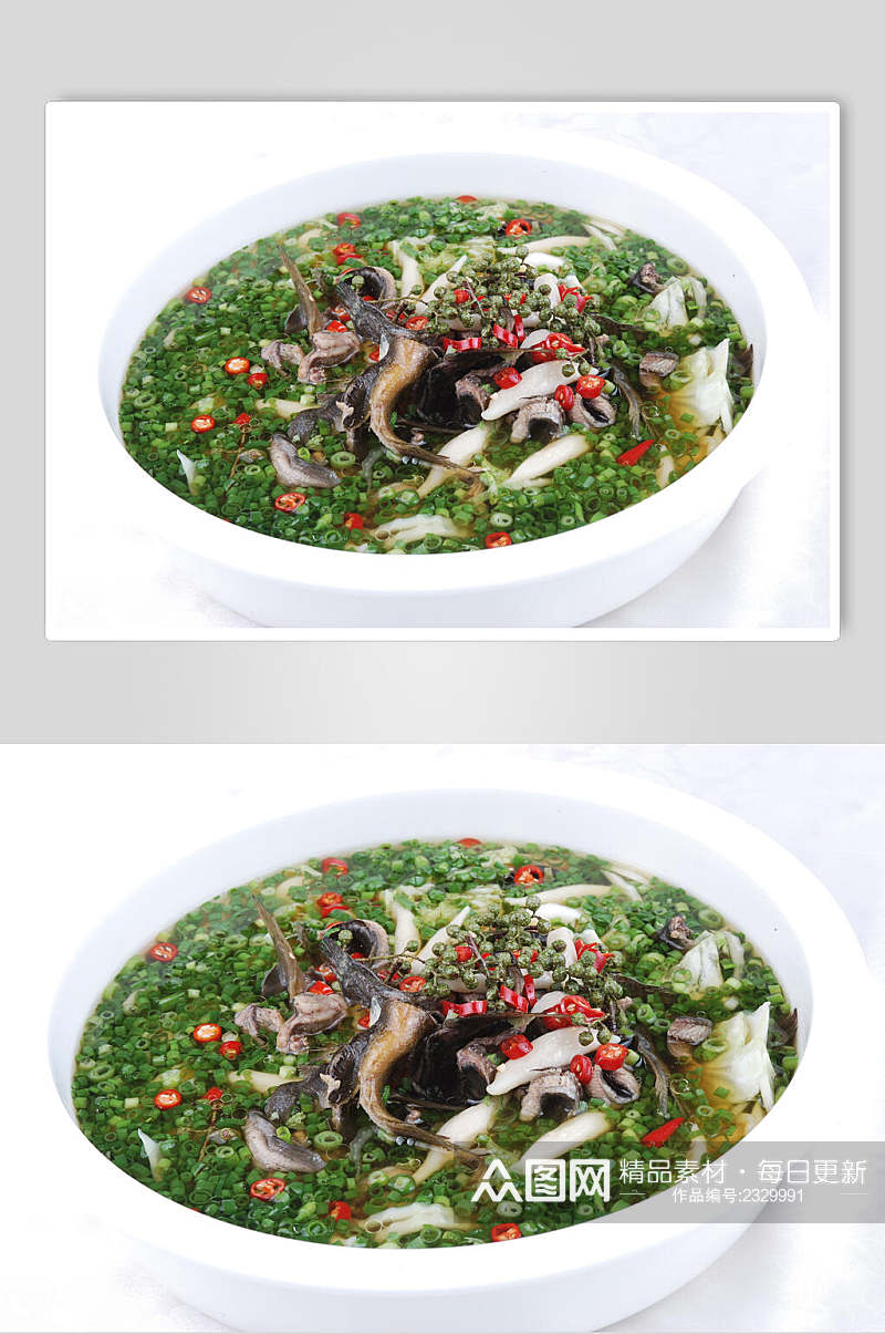 面疙瘩煮泥鳅食物图片素材