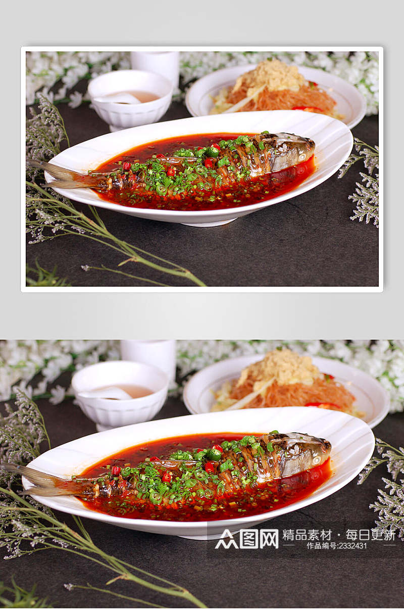 软炒草鱼食物图片素材