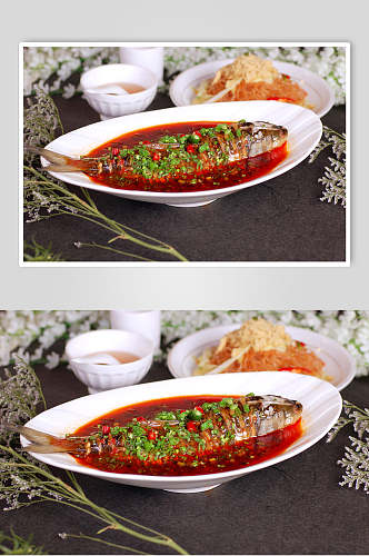 软炒草鱼食物图片